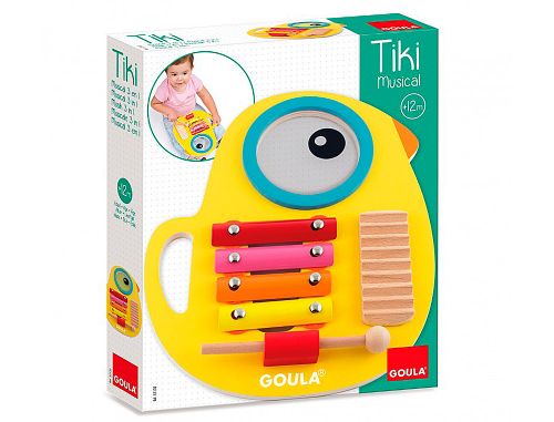Jogo goula didatico tiki musical 3 em 1 , Goula , 67958 , 8410446531327